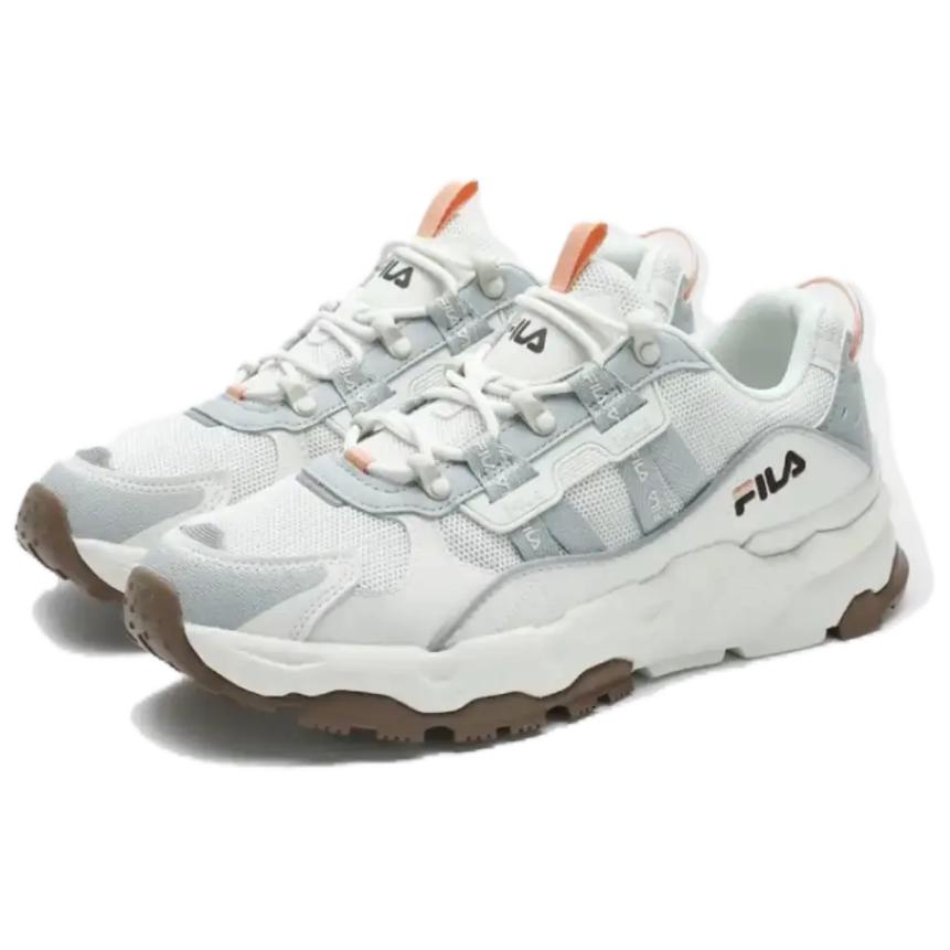 New FILA TREK Low Top Chunky Sneakers Men's White F12M422115FWW
