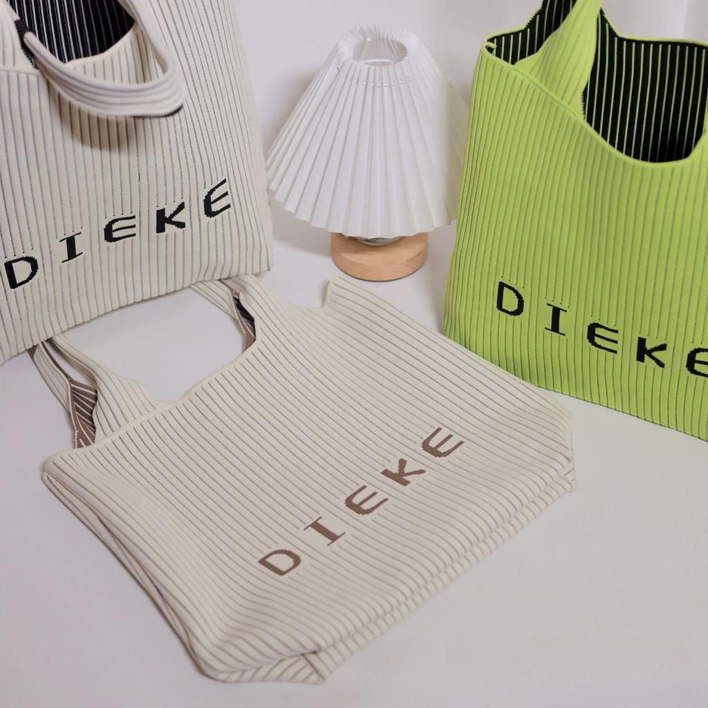 Striped Bag, Tote Bag, Large Capacity Bag, Casual Bag, Handbag, Shoulder Bag, Ladies' Bag