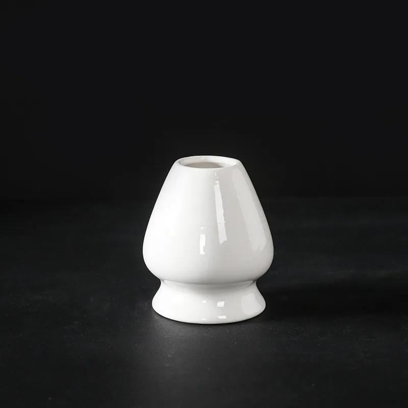 Držák na šlehače Matcha Čajový obřad Matcha Bowl Tradiční Matcha Ceremony Starter Keramický stojan na šlehače Chasen pro začátečníky