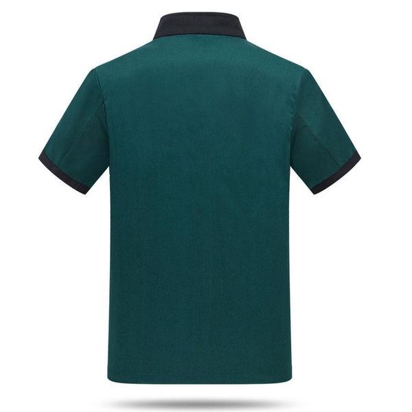 Restaurant Cook Shirt Short Sleeve Chef Jacket Baker Uniform Kitchen Caterers Clothes