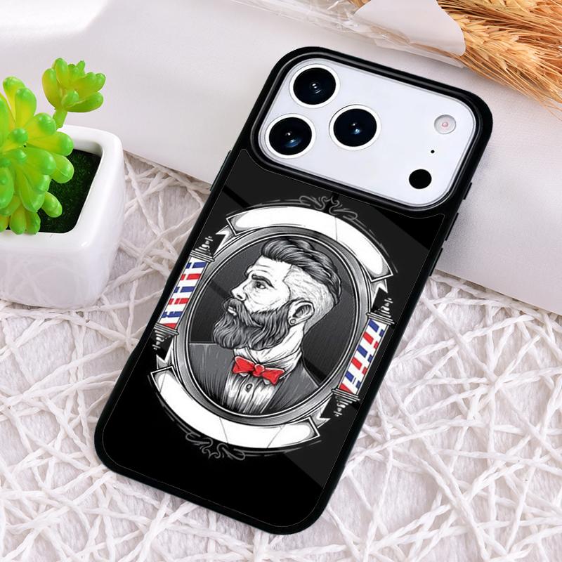 Barber Hair Stylist Phone Case for iPhone 17 Air 16 15 11 12 14 13 Pro Max Shockproof Cover