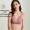 Small Chest Push-up Adjustable Vest-style Latex Underwear One-piece No-wire Breast-collecting Bra Breathable and Comfortable Bra