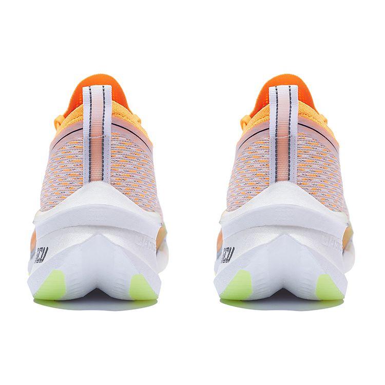Li-Ning Feidian Ultra 3.0 White Bright Orange Unisex Sneakers ARMT033-1