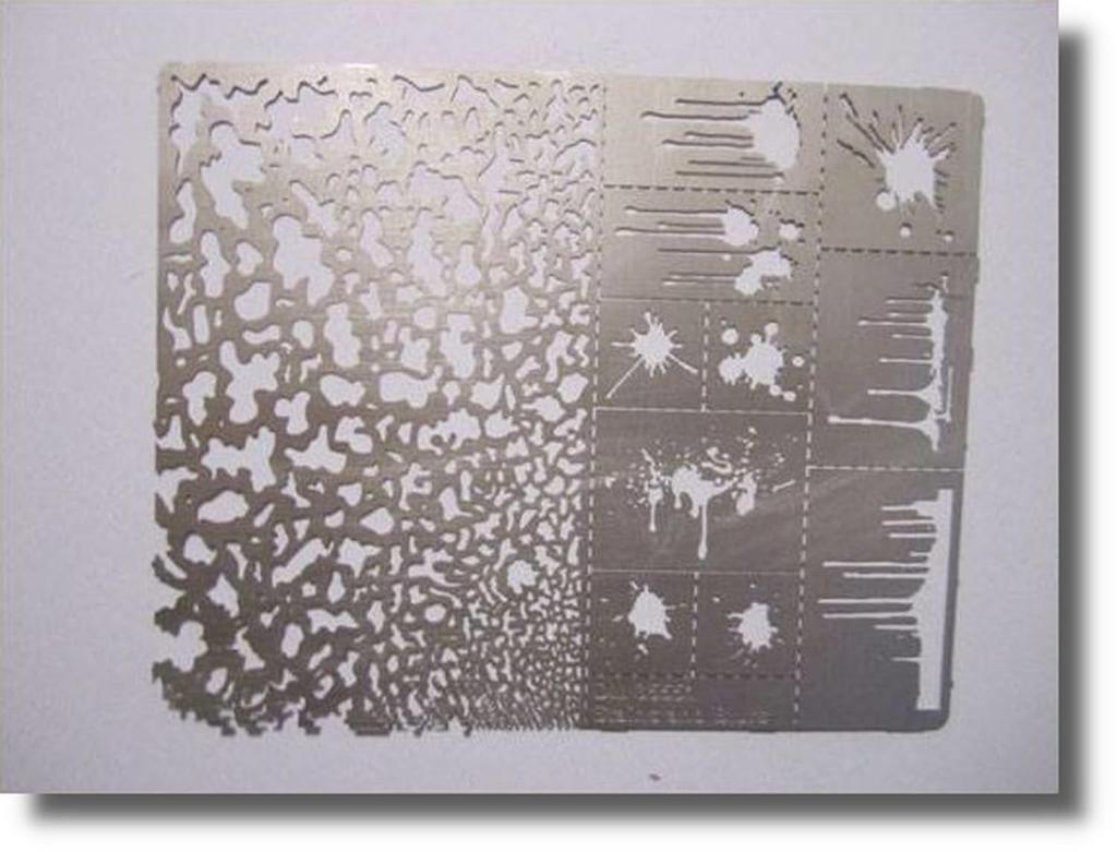 Dan Models Weathering Raindrop Etching Stencil Hobby Painting Tools DAN35551 1/35 (Large)