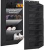 Wall-Mounted Multi-Layer Foldable Shoe and Sundry Storage Bag