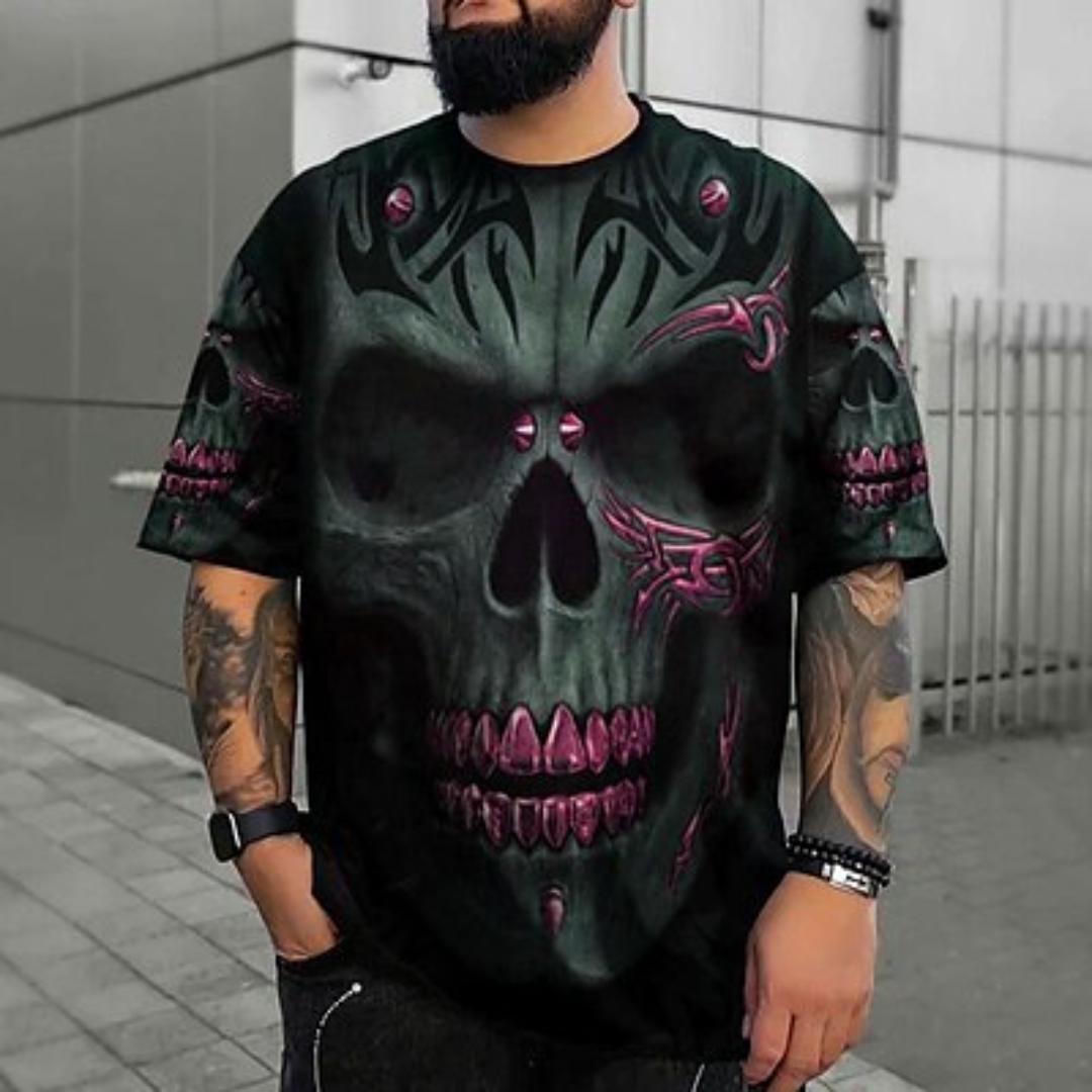 Мужская футболка больших размеров Футболка Big and Tall с круглым вырезом и короткими — фото 4