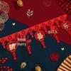 Romantisches Doppelglück Hochzeitsbanner: Türvorhang & Raumdekoration für Schlafzimmer, Wohnzimmer, Flur und mehr.