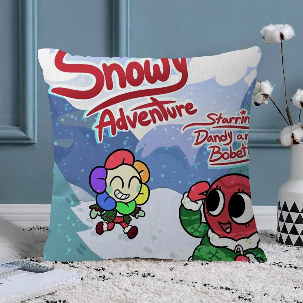 Game DDandys World Pillow Cover Sofa Cushion Cover Home Room Decoration Children Gift