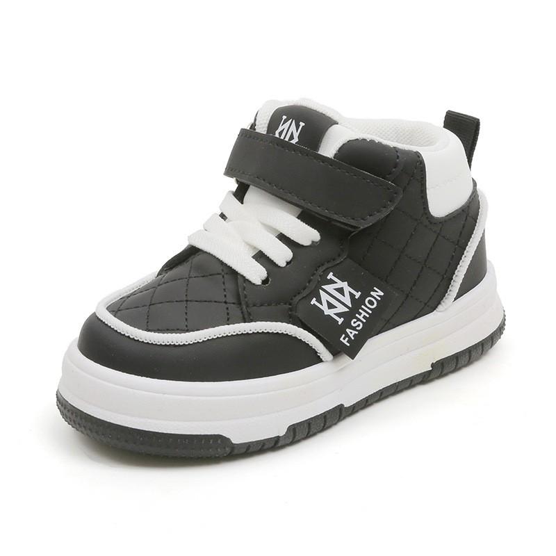 Kids Casual Sneakers Boys Girls Fall Lightweight Non-Slip Soft Sole High Top Low Cut Toddler Shoes