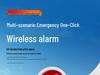 Alarma de Emergencia Inalámbrica SOS para Baños Adaptados
