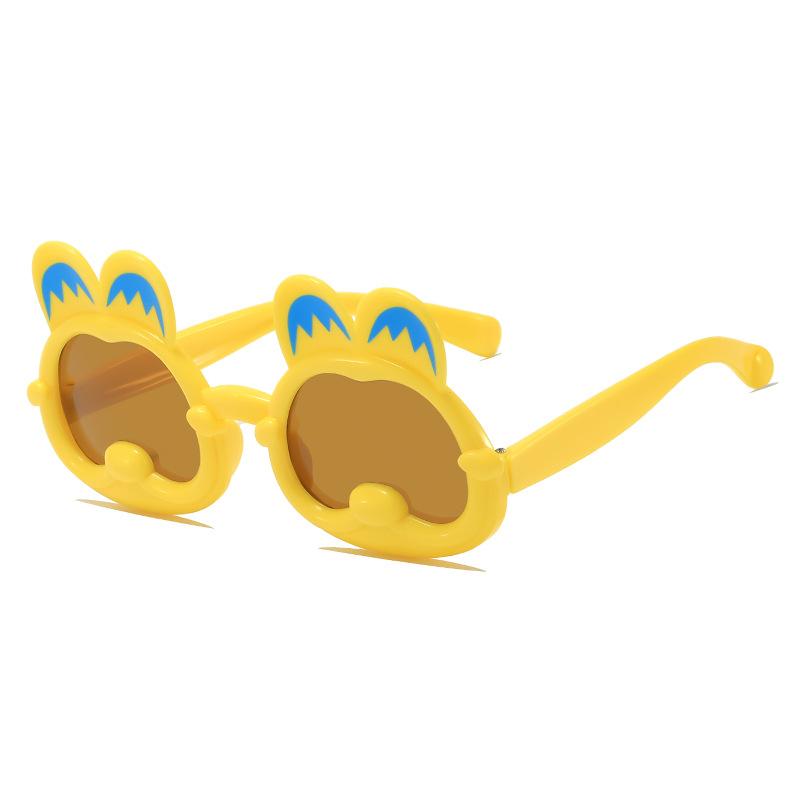 New fashion Korean version of children's sunglasses cute cartoon bunny glasses cute treasure travel sunglasses