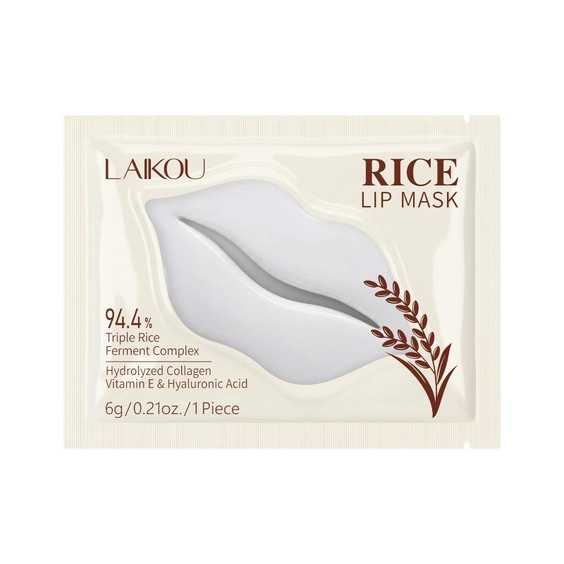 LAIKOU Reis-Lippenmaske 6g feuchtigkeitsspendende Lippenpflege