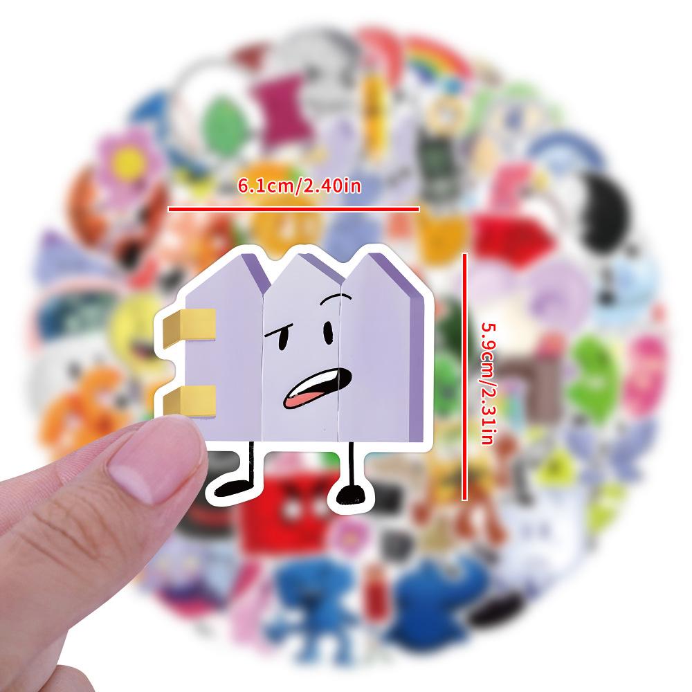 110 New Battle for Dream Island Graffiti Stickers Laptop Suitcase Stickers