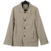 Jaqueta masculina primavera outono manga longa gola virada para baixo único breasted cor sólida blazer de negócios terno casaco casual