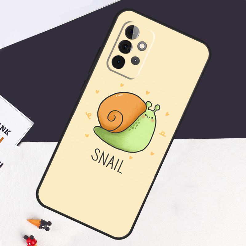 

Cartoon Animal Snail Case For Samsung Galaxy A53 A15 A22 A52 A32 A54 A14 A16 A26 A36 A56 A55 A35 A05 A06 A33 A13 Samsung A25
