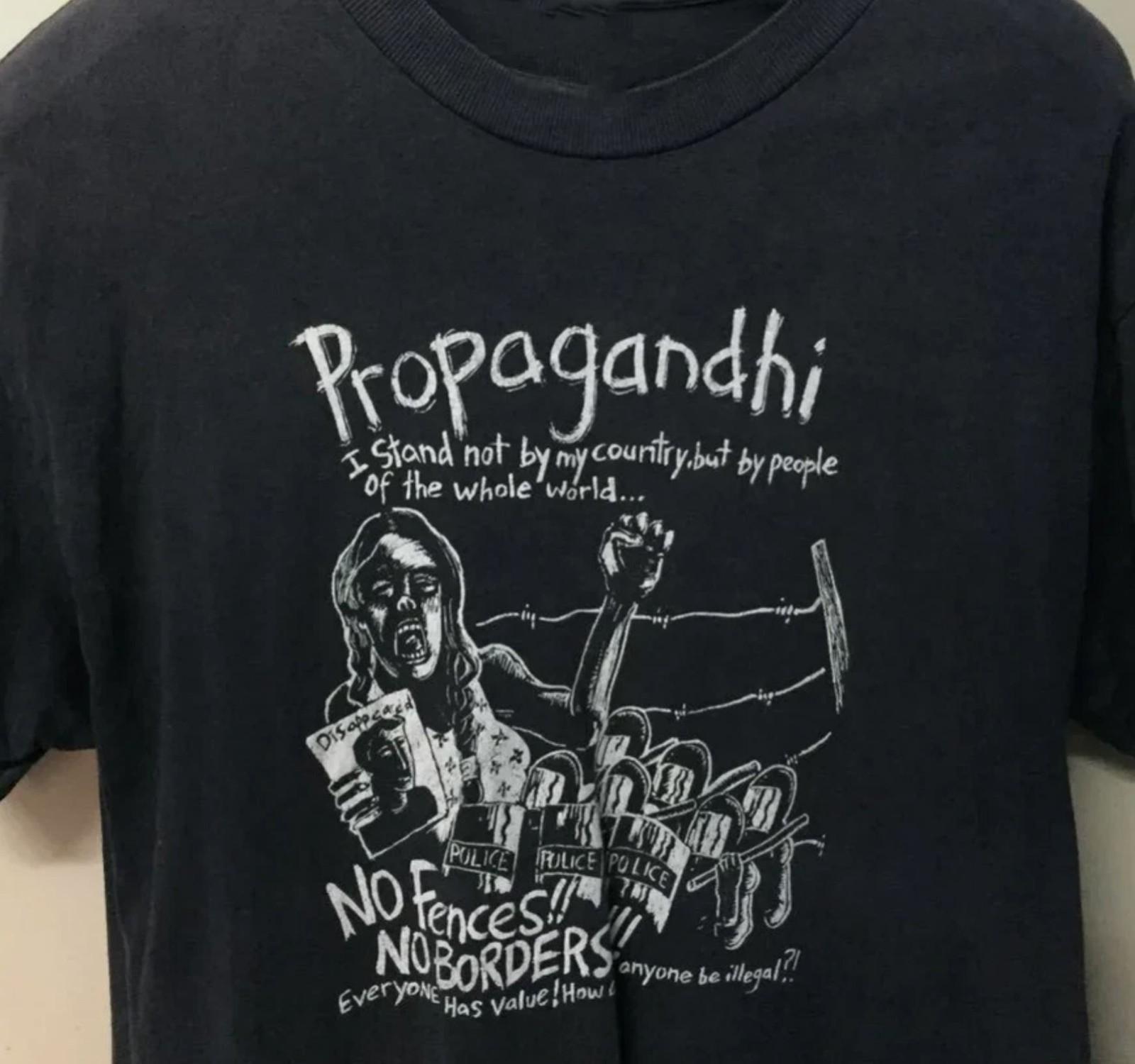 Propagandhi Band No Fences No Borders T SHIRT FULL SIZE S-5XL S
