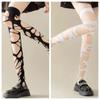 Irregular Hole Stocking Women Lingerie Lolita Gothic Style Erotic Underwear Female Fishnet Long Socks Women's Thigh High Hosiery
