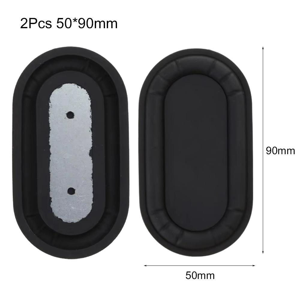 2Pcs 2040-6090 Bass Diaphragm Oval Shape Passive Radiator  Subwoofer Matching 2pcs 5090