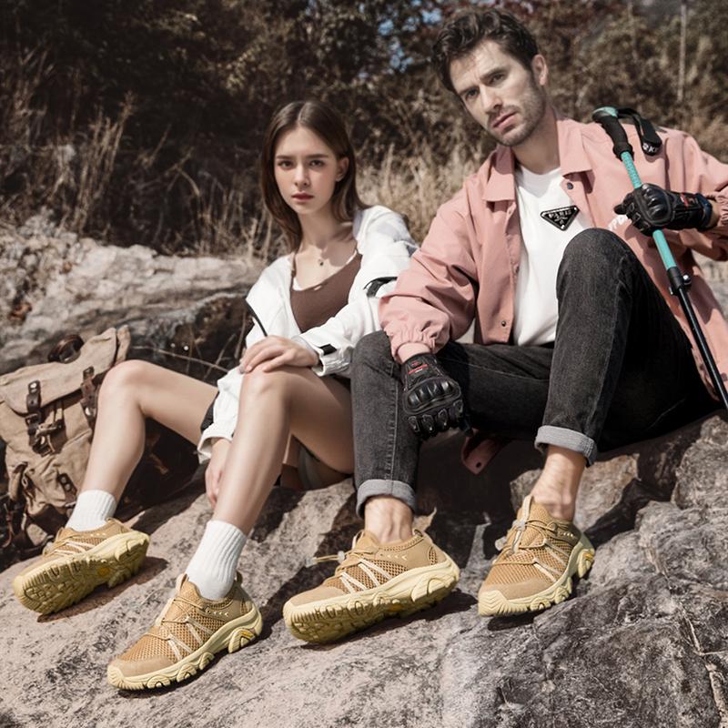 Male Breathable Non Slip Hiking Shoes New Sport Shoes Men's Women's Summer Running Shoes Lightweight Jogging Trekking Sneakers
