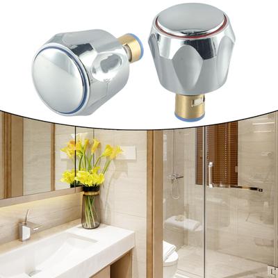 2 piezas de repuesto para manija de grifo de válvula de cobre, volante ABS