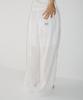 RONRON Eyelet Sheer Cotton String Pants White