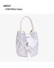 Guangxi Zhuang Brocade Women's Large Capacity Soft Leather Bucket Tote Bag - 2026 New Design
