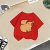 Children's Casual Short-sleeved T-shirt, Summer Boys' And Girls' Cute Capri Blouse