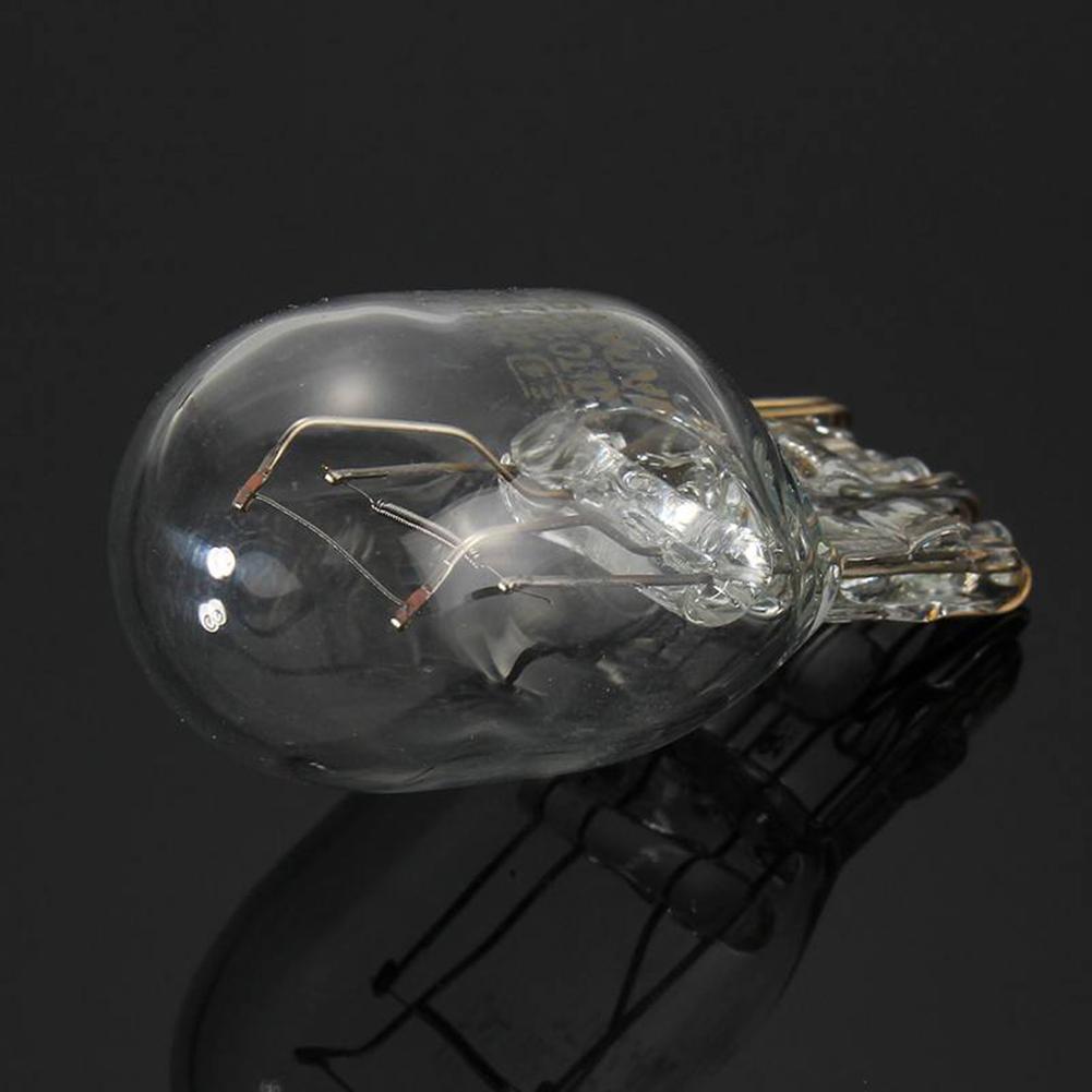2Pcs T20 Halogen Lamp Glass Daytime Running Light Turn Signal Light Stop Brake Tail Lamp Bulbs 7443 W21/5W Bulbs 7