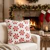 Durable Throw Pillow Cover Soft Comfortable Cushion Cover Gift Christmas Pillow Cover  Winter