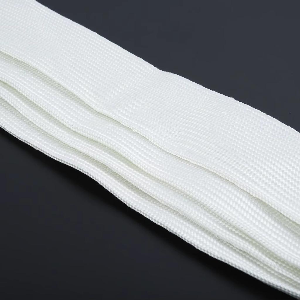 Exhaust Pipe Glass Fiber Hose 5/10/15/20/25mm Diameter Insulation Wrap Heat Wrap Insulation Sleeve Easy Installation