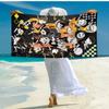 Ultra-Soft Beach Towel with Haikyu Theme,Ideal for Pool - Camping, Diving - Perfect Travel Essential, Vibrant Beach Towel.