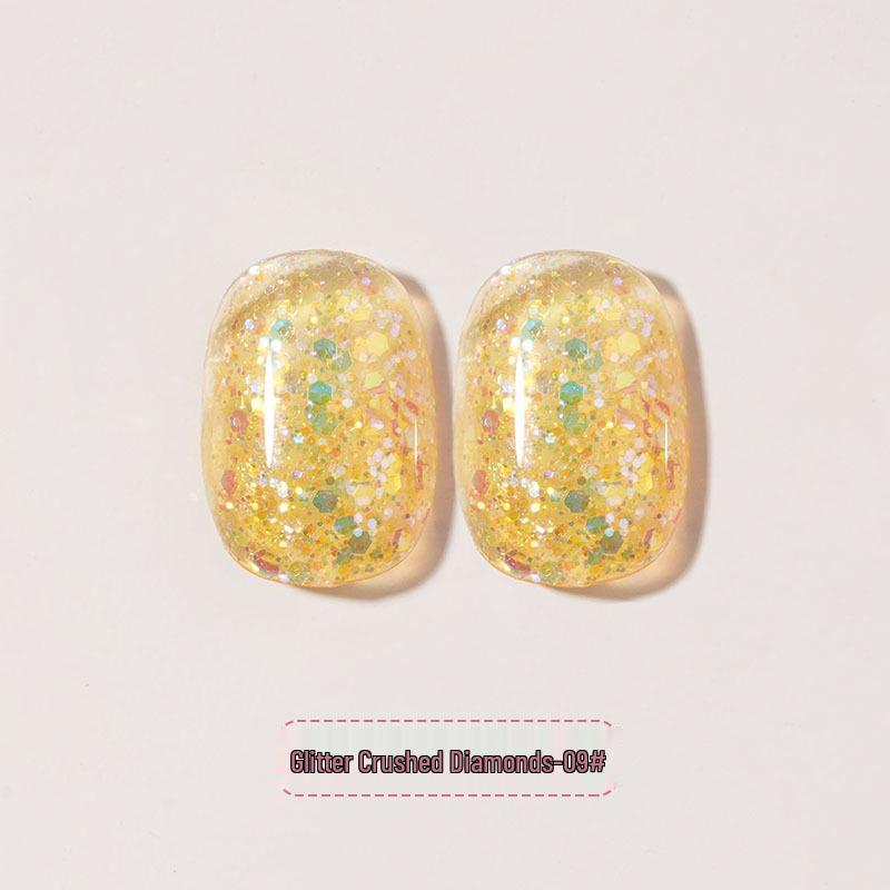 2024 Super Flash Silver Diamond Glitter Nail Polish Gel