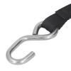 1in 25mm Ratchet Tie Down Straps Black Rust Proof   Stitching for MotorcycleTrailer Truck Kayak Boat