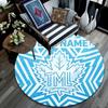 Custom Name,Toronto Maple Leafs pattern round rug,Carpet Rug for Living Room Bedroom Playroom ,Non-slip Floor Mat,Holiday Gifts and Birthday Gifts.