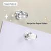 Minimalist Transparent Magnetic Pushpin – Decorative Photo Magnet & Message Sticker