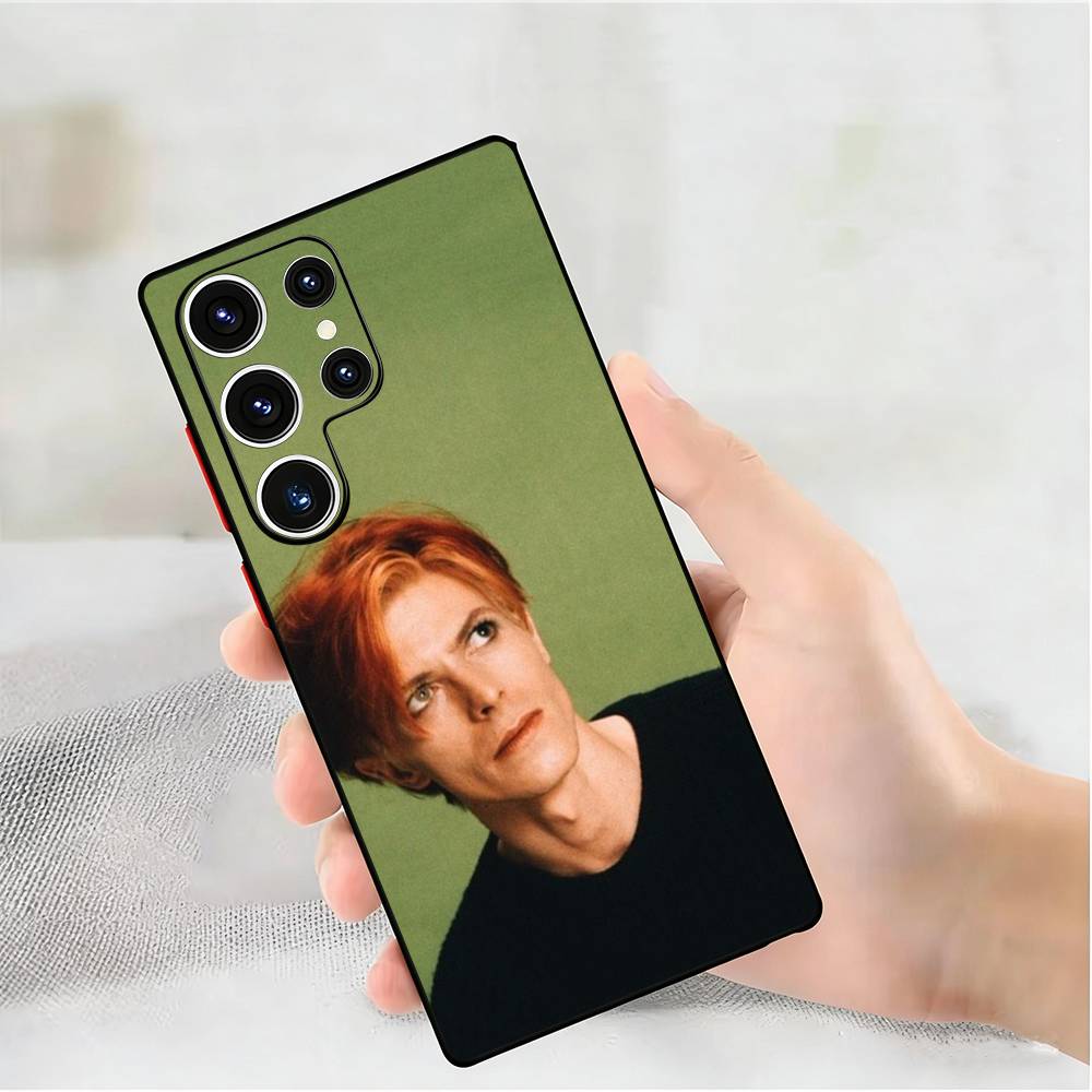 

D-David Singer B-Bowie Phone Silicone Case for Samsung Galaxy S 24,22,20,23,21,20 Ultra Plus Lite 5G Print Silicone Cover Samsung S26ULTRA