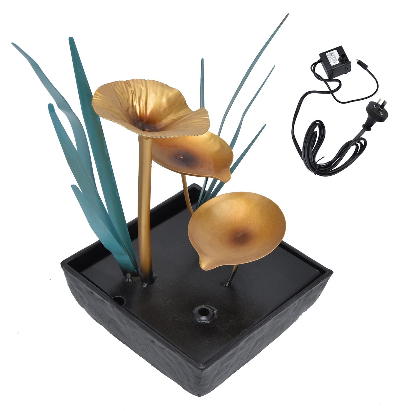 

Настольный фонтан светодиодные фонари без шума компактный легкий классический внутренний водопад для украшения