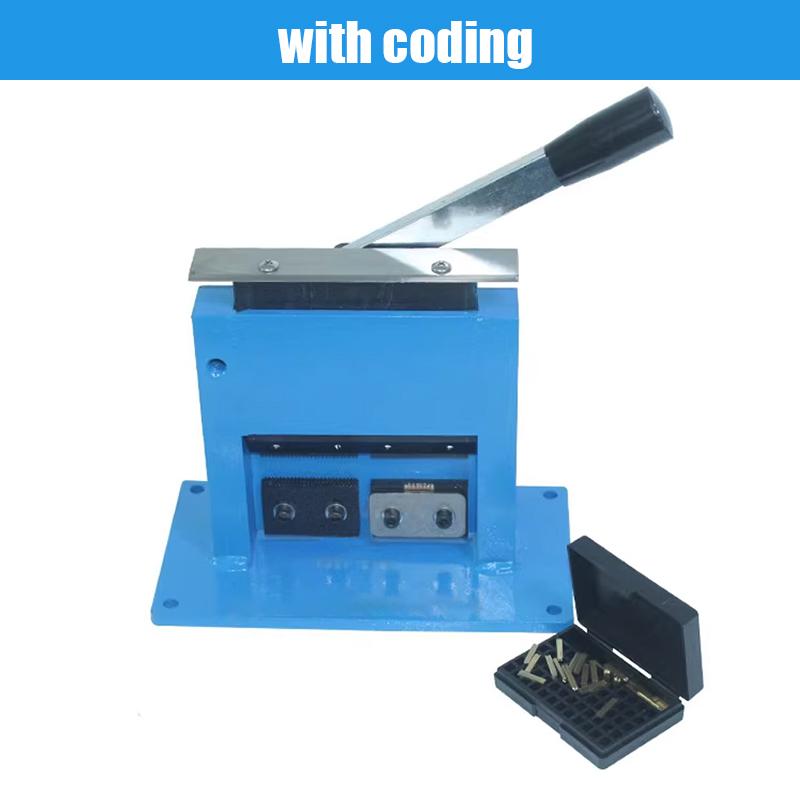 Manual Sealing Machine Sealer for Metal Tube Toothpaste Shoe Oil Ointment Tube Tail Production Date Batch Number Coding