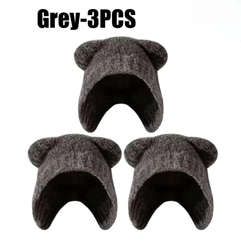 1-10PCS Boys Girls Winter Ear Flap Hat and Scarf Fleece Lined Windproof Combo for Toddler Infant Warm Ear Protection Accessories