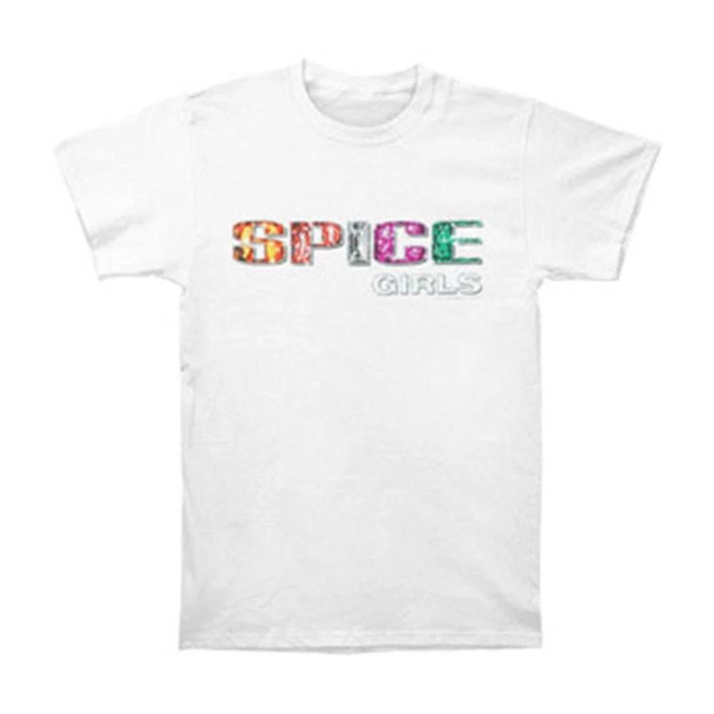 Men s Spice Girls Signatures T-shirt Large White S