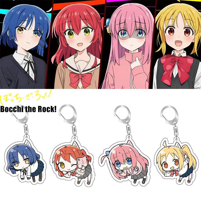 The Rock Bocchi Acrylic Keychain Double Sided Printed Keyring Bag Pendant Gifts