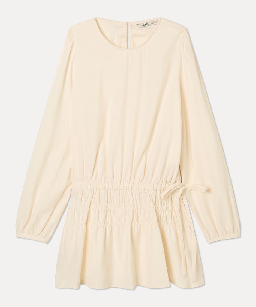 MIXXO Shirred Flare Mini Dress_Miwowg111B