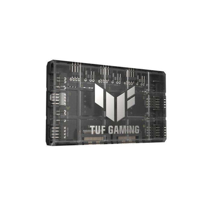 Hub De Ventilateur - ASUS - TUF Gaming - 6 Ports PWM - Contrôle ARGB - 2 Ports SATA