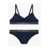 Women S Soft Padded Bra   Brief Line Banding  0825381536 11502 