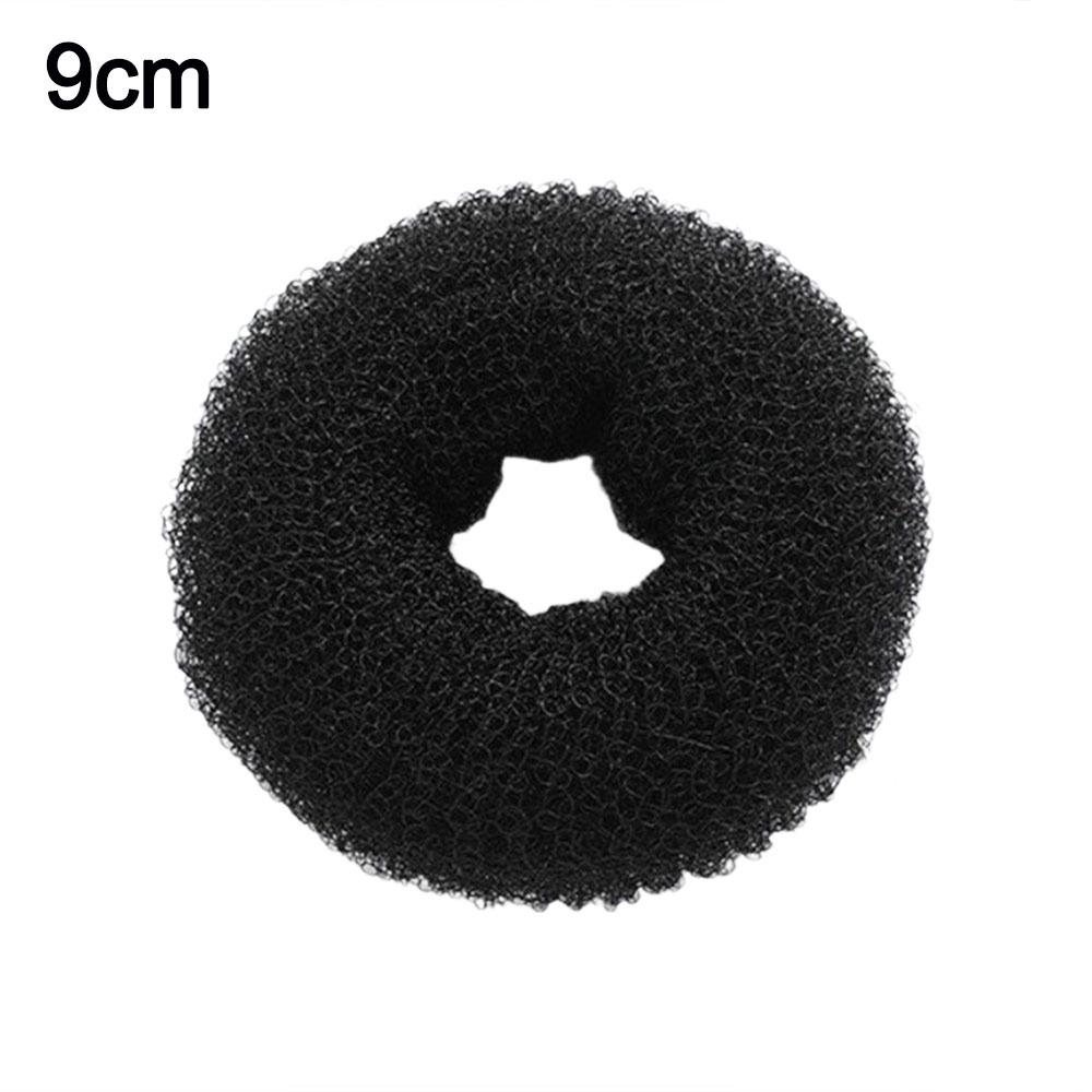 Elastic Hair Ring Nylon Donut Hair Bun Maker Durability Hair Styler  for Girls Women