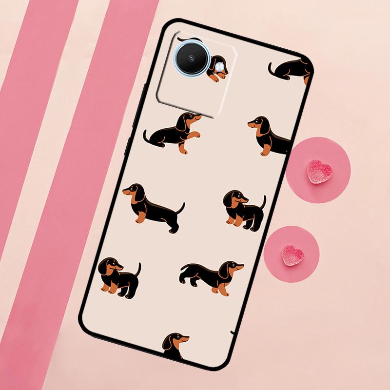 Süßer Dackel Hund Heiß Für Realme 15 Pro 10 11 12 13 14 Pro Plus GT7 C67 C65 C63 C61 C55 C53 C51 C35 C71 C75 Hülle