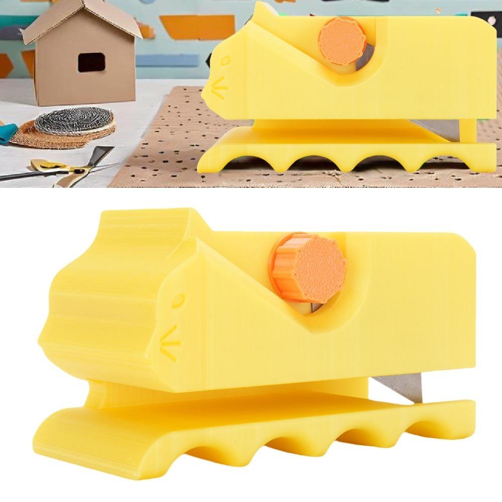 Yellow Cardboard Cutter Tool Portable Cardboard Strip Cutter Cat Scratcher Cutter  Recycled Boxes жёлтый