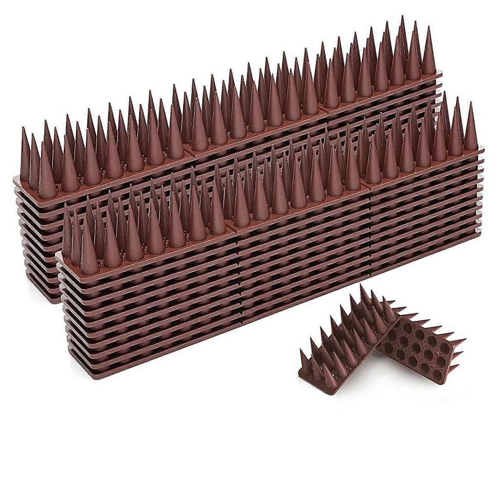 40 PCS Bird Deterrent Spikes Birds Repellent Spikes for Outside To Keep Birds Away,Fence Spikes for Railing and Roof