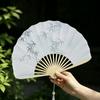 New Chinese Style Folding Fan Vintage Handheld Fan Creative Shell Shape Fan  Photography