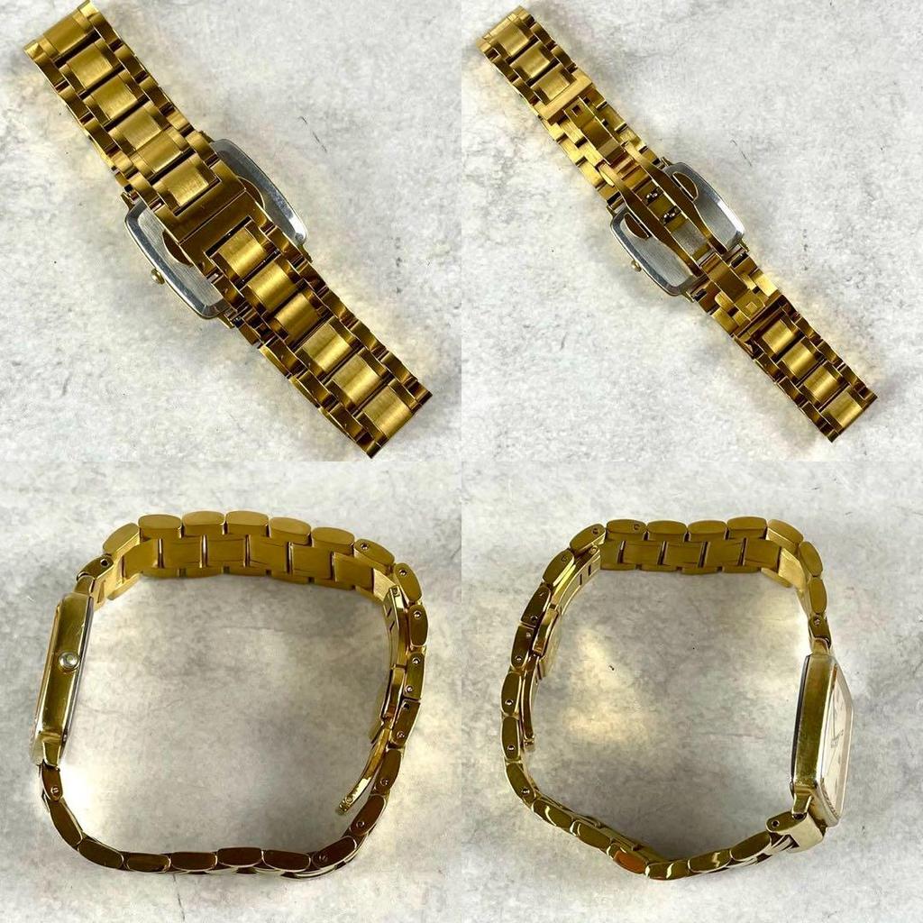 [USED] Working/Belt SEIKO Chariot Quartz Gold Watch